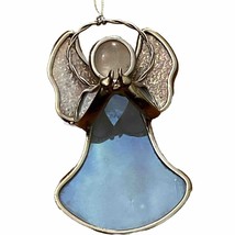 Ganz Angel Ornament Iridescent Stained Glass Suncatcher Christmas Vintage - £5.26 GBP