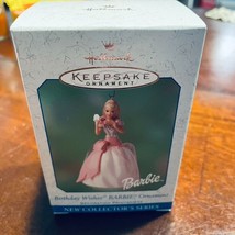 Hallmark Keepsake Christmas Ornament Birthday Wishes Barbie 2001 QEO8575... - £10.08 GBP