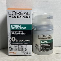 L&#39;oreal Men Expert Hydra Sensitive Soothing Moisturizer For Sensitive Skin - £15.78 GBP