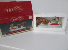 LEMAX 13010 HORSE AND SLEIGH FIGURINE ACCESSORY DICKENSVALE VILLAGE  NEW... - $8.50