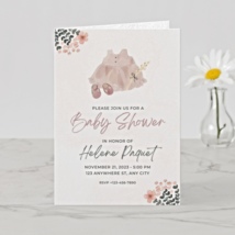 Digital Baby Shower Invitation Editable Card Boho Printable Download - $32.34 MXN