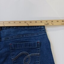 Smith's High Rise Bootcut Women's Size 16 Blue Denim Jeans Measured (34x30) image 5