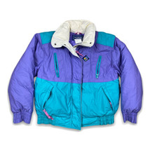 Vintage 80s Woolrich Sigmet Gear Down Puffer Ski Coat Womens M Reversibl... - £39.46 GBP