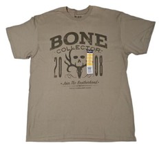 Bone Collector Mens Brown Long Sleeve Crew Neck Graphic Tee Hunting Shir... - £11.20 GBP