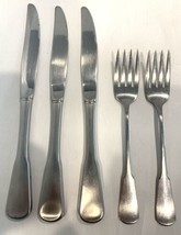 Oneida Colonial Boston Flatware Lot of 2 Salad Forks &amp; 3 Dinner Knives - £30.44 GBP