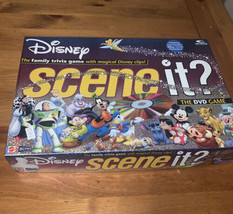 Mattel&#39;s Scene It? Disney DVD Family Trivia Game 2004 Complete - $15.64