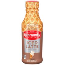 BestBy07/25 Community Coffee Vanilla Waffle Cone Iced Latte 13.7oz Bottle - $85.49 MXN BestBy07/25 Community Coffee Vanilla Waffle Cone Iced Latte 13.7oz Bottle - $85.49 MXN