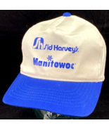 Vtg Sid Harvey&#39;s Hat - Manitowoc - White, Blue -Snapback- Refrigeration ... - $22.50