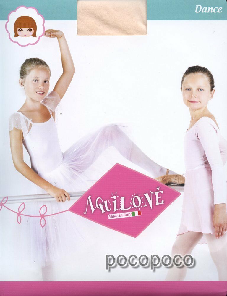 Girl&#39;s Dance Tights 50 DEN in Stretch Microfiber Aquilone Dance - $4.92