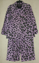 New Womens Victoria&#39;s Secret Logo Print Flannel Pajama Set Size M - £37.33 GBP