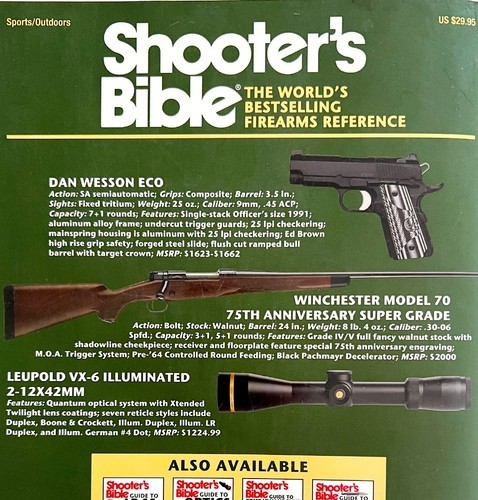 Shooter's Bible 104th Edition PB Firearms Guns Reference Catalog 2012 BKBX5 Item image 3