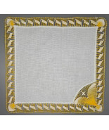 Handmade Paraguayan Ñandutí (Individual, Square, Medium &amp; Yellow and White) - $19.18 CAD