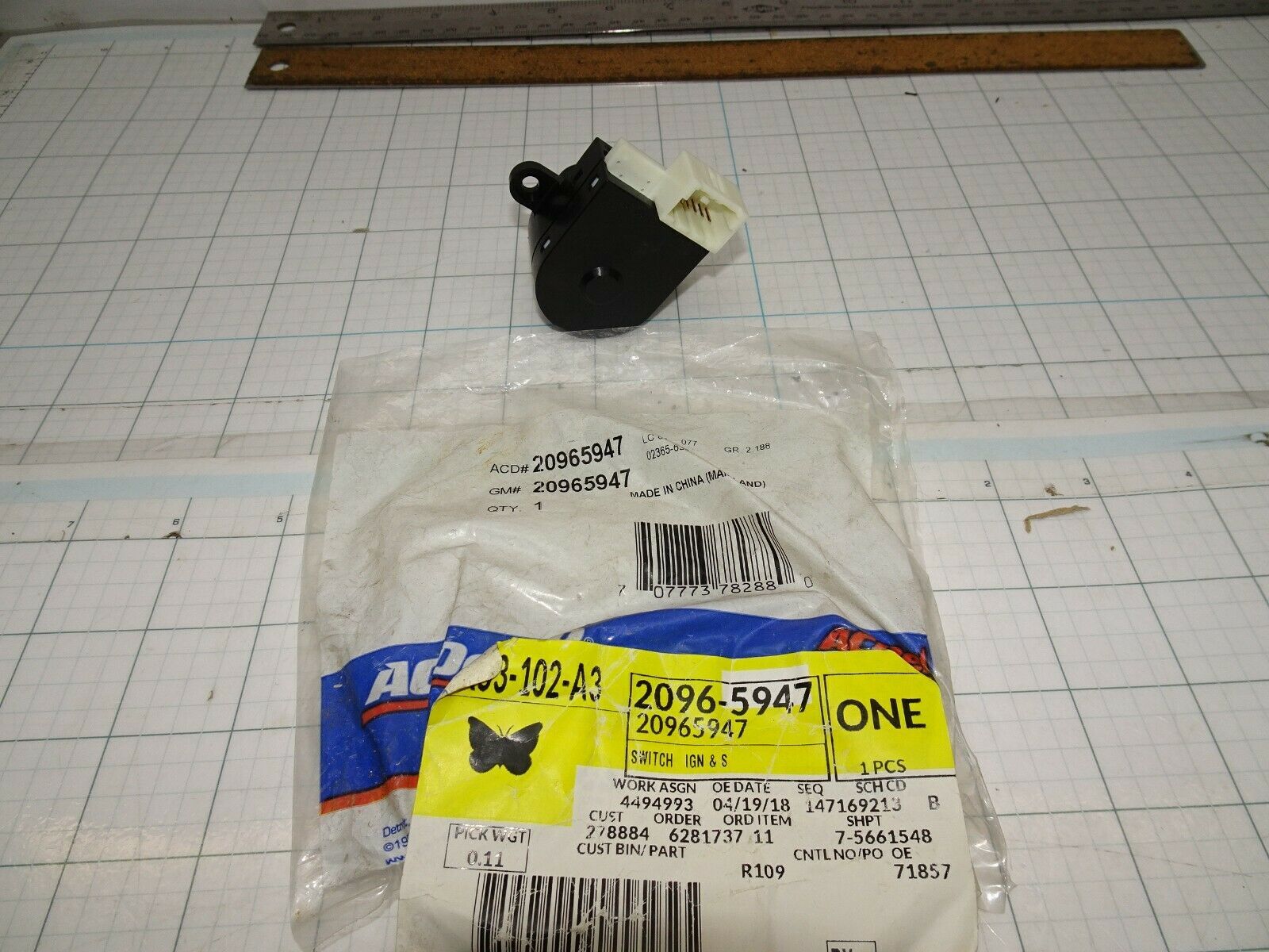 GM 20965947 Ignition Start Switch  OEM NOS General Motors - $25.14