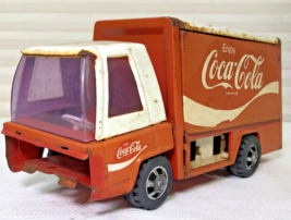 Vintage Buddy L Coca Cola Pressed Steel 9&quot; Delivery Truck 1970s - $49.38