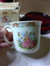 Royal Doulton 1987 Bunnykins handled mug, with box, hug-a-mug England - $25.00