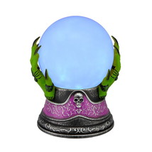 10&quot; Color Changing LED Crystal Ball by ®-Halloween Home Decor - £34.24 GBP