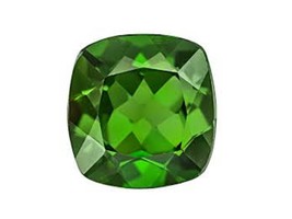 Natural chrome diopside Cushion shape Loose Gemstone Available in 5x5MM-7x7MM - £50.11 GBP
