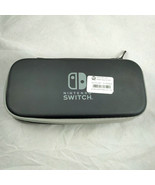 Nintendo Switch Zippered Case Black w/Gray Trim NOS - £7.41 GBP
