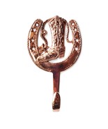 Lot of Solid Brass Clothes Hanger set 5.3&quot; Vintage Pants Hanger Horsesho... - $41.00+