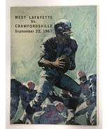 1967 West Lafayette vs. Crawfordsville Vintage Football Program - RARE!! - $34.99