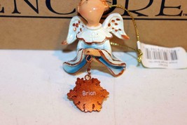 Christmas Ornaments - WHOLESALE- Russ BERRIE-#6141 - 3 ANGELS- "BRIAN"- New - $5.65