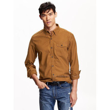 NWT Old Navy Men&#39;s Regular Fit 100% Cotton Heavy Twill Button Down Shirt... - £23.42 GBP