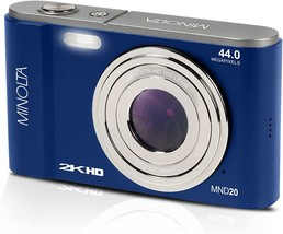Minolta Mnd20 44 Mp / 2.7K Ultra Hd Digital Camera (Blue) - £101.46 GBP