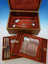 French Sterling Silver Flatware Set by Francois Nicoud Lavallee Service 51 Pcs - £4,744.21 GBP