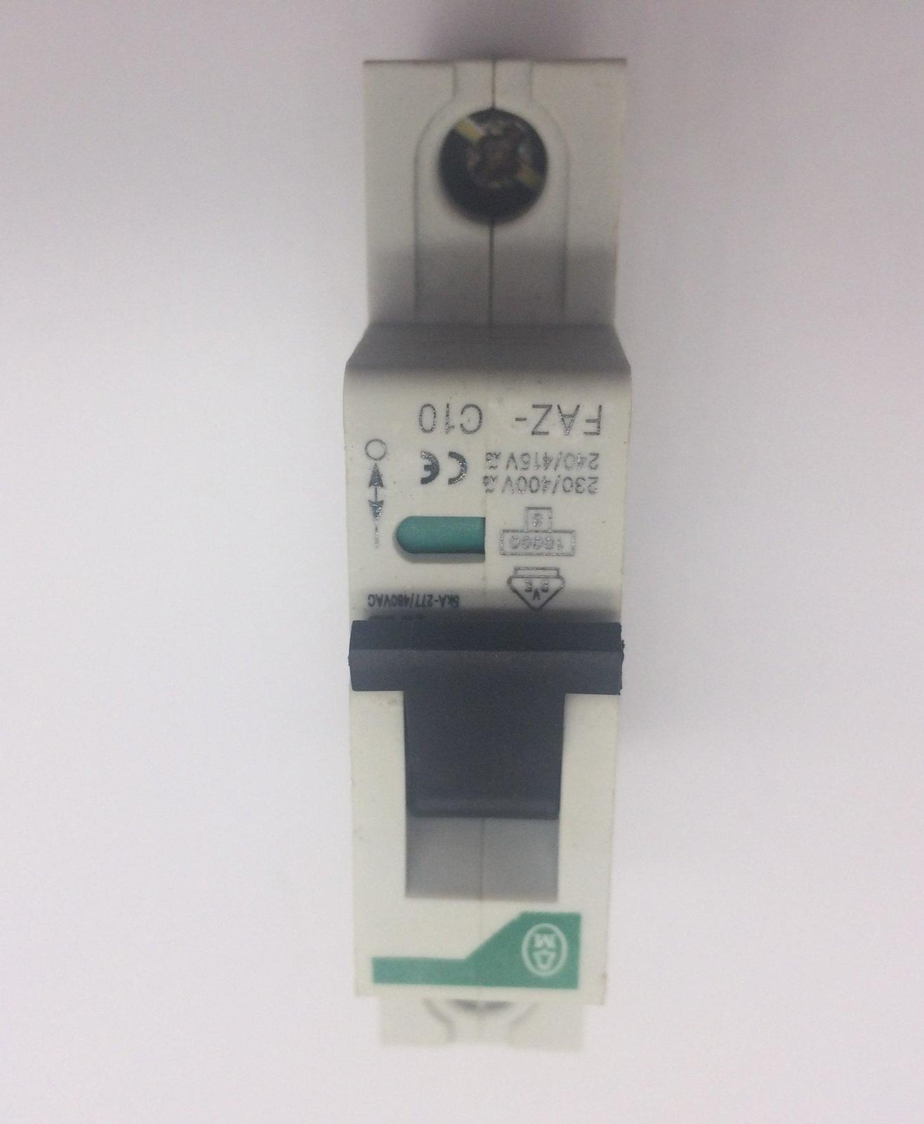  Moeller FAZ-C10 Circuit Breaker  230-400V 10Amp 1-Pole  - $8.25