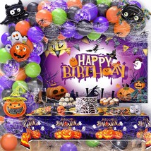 Halloween Birthday Party Decorations, Halloween Themed Birthday Party Decoration - £18.02 GBP