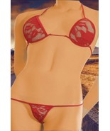Sheer Lacey - G-String Lingerie Bikini - $39.95
