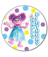 10 HAPPY BIRTHDAY FROM ABBY CADABBY ON SESAME STREET 3&quot; SAFETY Pinback B... - $46.27 CAD