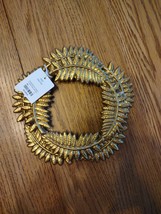 Pier 1 Trivet Leaf Gold Color-Brand New-SHIPS N 24 Hours - $74.13