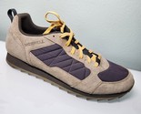 Merrell Men&#39;s 14 Running Shoe Alpine Training Sneaker Beige Blue Suede L... - £38.65 GBP