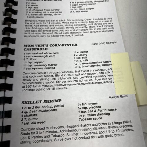 Vintage Cookbook Church Cook Book Spiral First Lutheran Tahlequah OK Candy Pies Item image 6