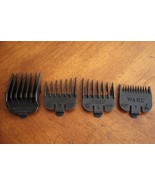 Wahl Clipper Guide Guard Left &amp; Right Ear Taper &amp; #1 #4 Black Used - $176.60 MXN