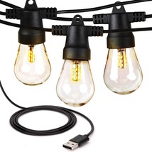 Brightech Ambience Pro USB Powered String Lights - 24 Ft Commercial Grad... - £34.39 GBP