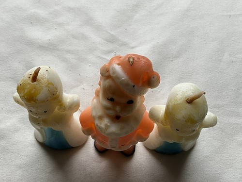 Vintage Lot Of 3 Gurley Christmas Candles Angels And Santa Item image 11
