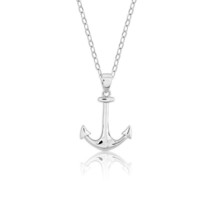 Sterling Silver Anchor Pendant - £24.37 GBP