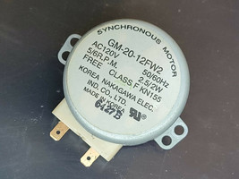 GM-20-12FW2 Turntable Nakagawa Motor fo KitchenAid KHMS20550SSS-0 Microw... - $14.73