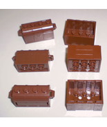 6 Used LEGO Brown Container Crate Treasure Chest  30150 - 4738 - $9.95