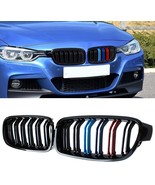 BMW F30 F31 F35 Gloss Black M-Color Kidney Grille Grill Double Slats 3-S... - $1,330.29 MXN