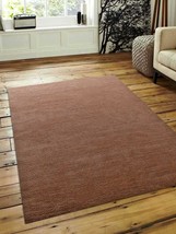 Glitzy Rugs UBSL00111L00X04A11 6 x 9 ft. Hand Knotted Gabbeh Wool Solid Rectangl - £180.47 GBP