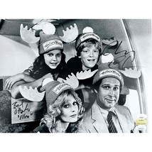 Chevy Chase / Beverly D&#39;Angelo Autographed Vacation 11x14 Photo JSA Signed Plane - £237.77 GBP
