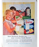 Starlac Borden&#39;s true country fresh flavor!  1961 Vintage Print Ad - $11.93