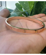 CARTIER LOVE BRACELET 18K ROSE GOLD SIZE 20 W/ BOX &amp; CERT - B4029 - $5,900.00