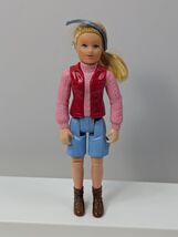 Fisher-Price Loving Family Dollhouse Doll Figure Blonde Camping Girl pin... - $8.90