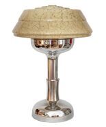 Murano Art Deco Lamp Light Table Lamp Chrome Mid-Century Vintage Table L... - €689,35 EUR