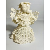 Vintage Hand Crocheted Angel Tree Topper - £15.81 GBP