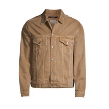 Ksubi Men&#39;s Long Sleeve Oh G Dunez Trucker Jean Jacket Garment Wash Twil... - $148.12